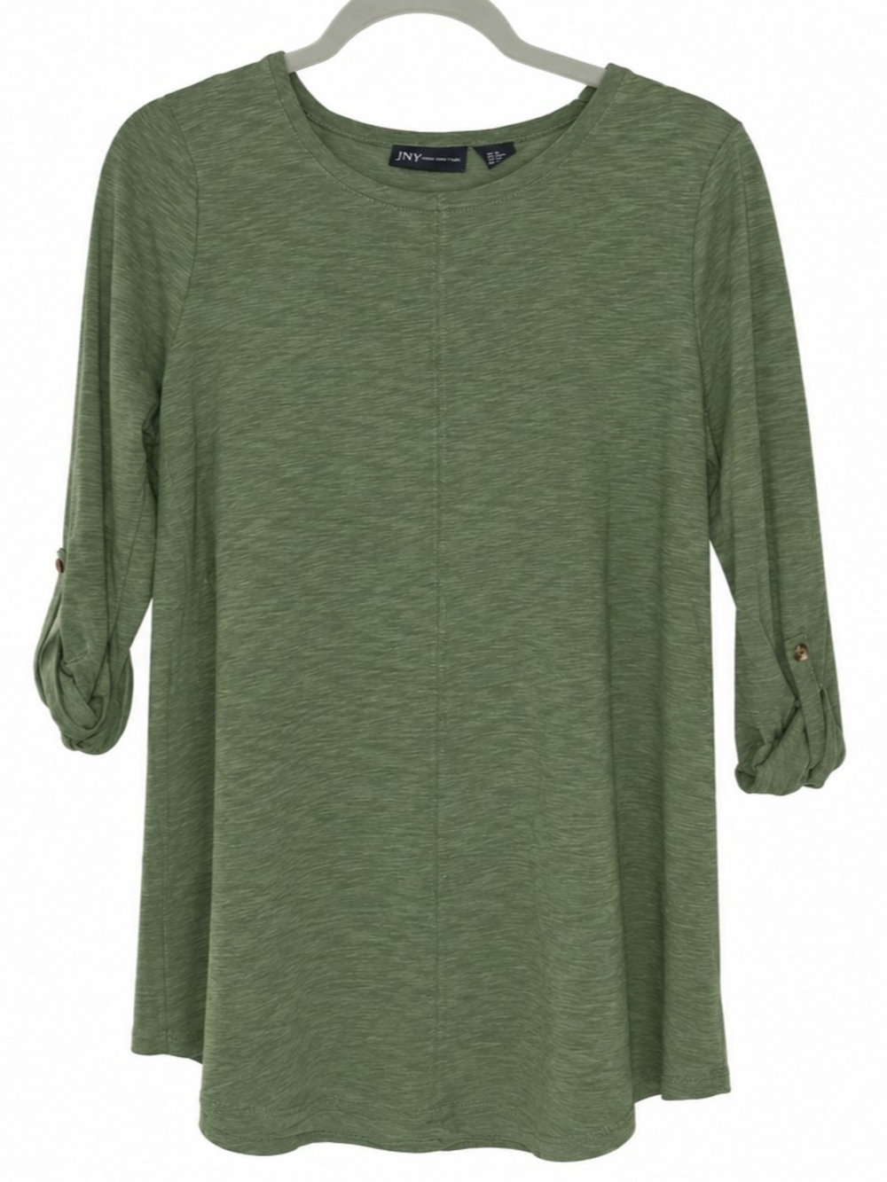 Jones New York Women's Long Sleeve Tunic in Green Size Medium